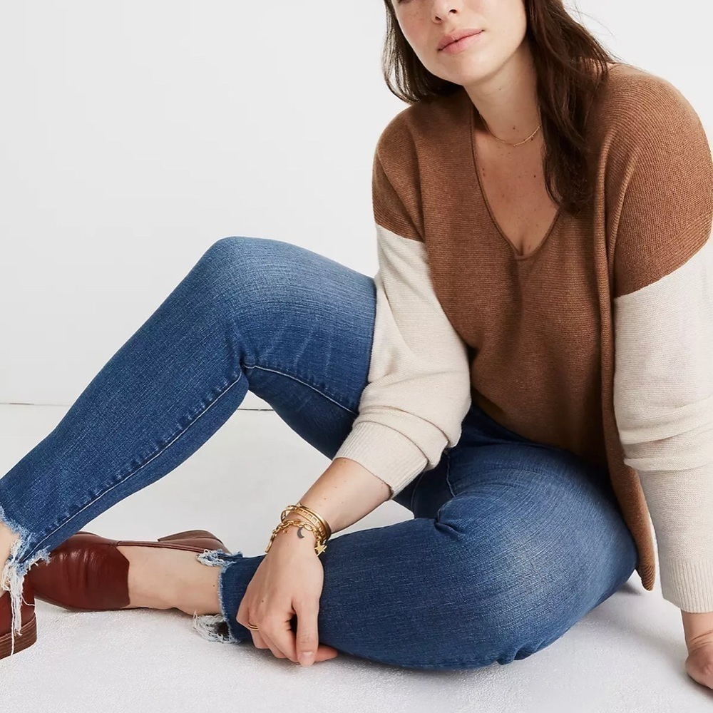 Madewell | Kimball Pullover Colorblock Sweater